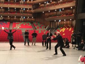 На репетиции с Токио балетом в Токио Бунка-Кайкан